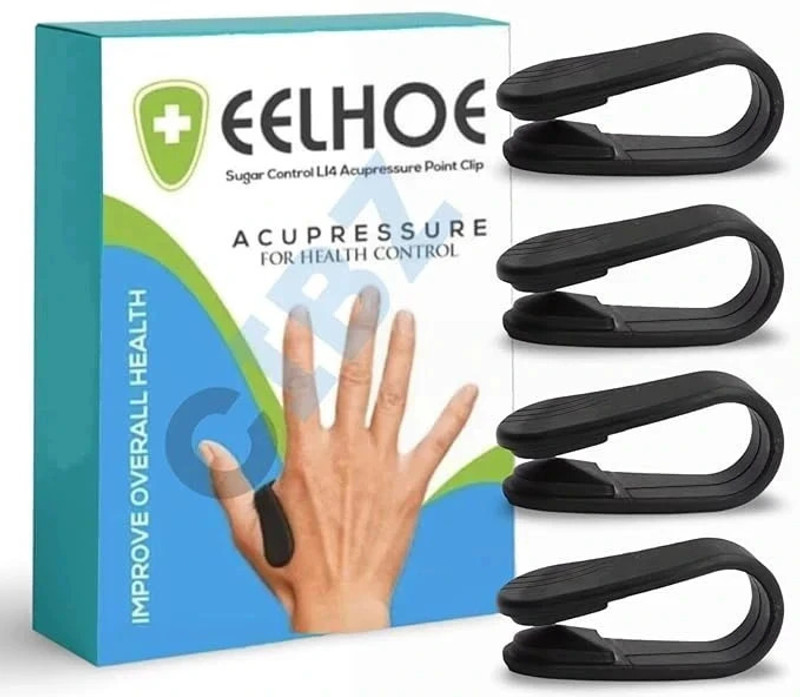 SHRUSTAM Sugar Control Acupressure Point Clip Supporting Acupressure Relaxation pack of 2 Medical Reacher & Grabber(Length 20 mm)