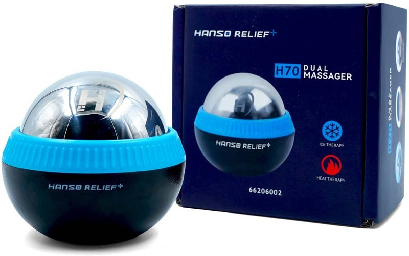 Hanso H60 DUAL MASSAGE BALL Medicine Ball(Weight:  0.25 kg, Orange)