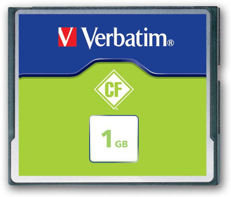 Verbatim C F Card 1GB (133X Speed) 1 GB Compact Flash 6.5 MB/s Memory Card Compatible with Camera, Mobile