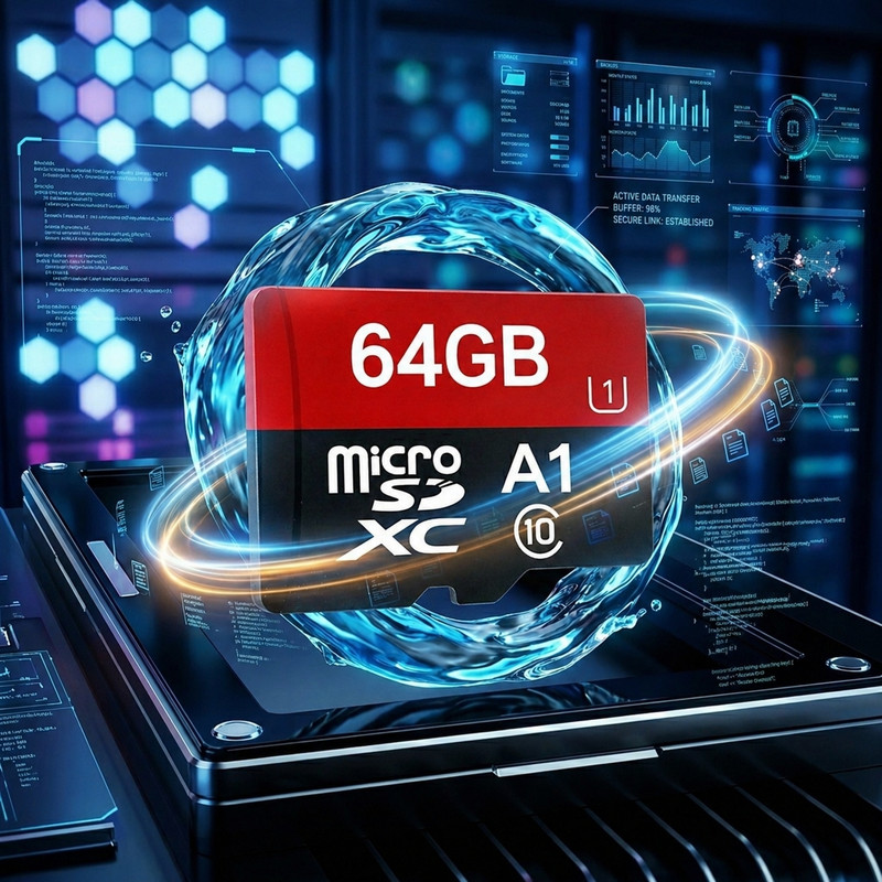AJ HUB XtremeSpeed Pro Elite 64GB Ultra-Fast Data Storage Device – High Performance, Sleek Design & Reliable Everyday Use 64GB MEMORY CARD 64 GB MicroSD Card Class 10 150 MB/s  Memory Card Compatible with Camera, Computer, Gaming Console, Mobile, Tablet