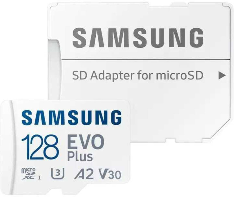 SAMSUNG MB-MC128SA Plus 128 GB MicroSDXC Class 10 160 MB/s 128 GB MicroSD Card Class 10 160 MB/s  Memory Card Compatible with Mobile