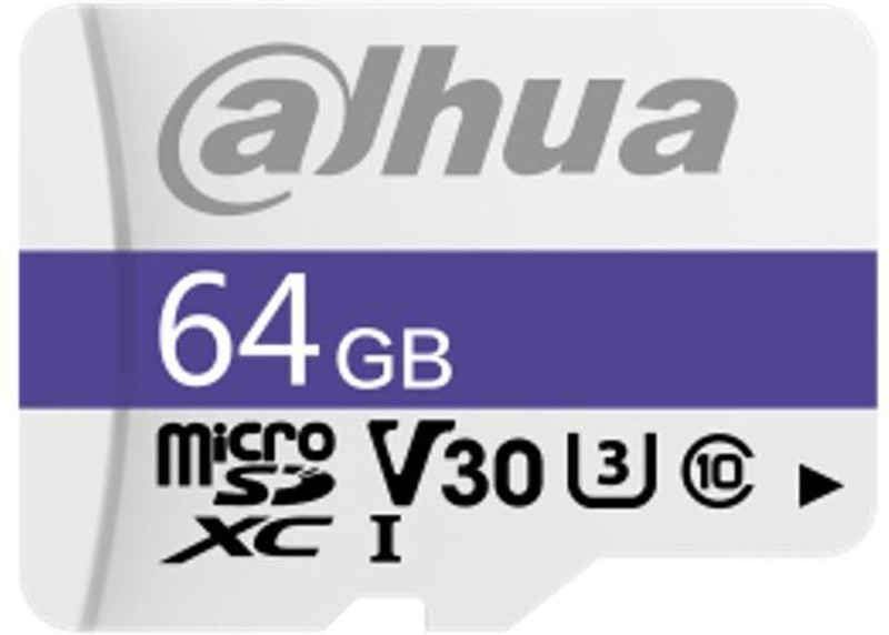 DAHUA DHI-TF-C100 , 64 GB MicroSD Card Class 10 95 MB/s  Memory Card Compatible with Mobile, Tablet, Camera