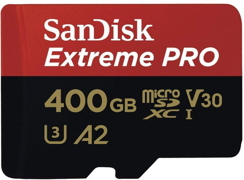 ZOLDYCK SDSQXCZ-400G-GN6MA Extreme Pro 400 GB MicroSD Card Class 10 170 MB/s Memory Card Compatible with Mobile, Computer, Tablet, Gaming Console(With Adapter)