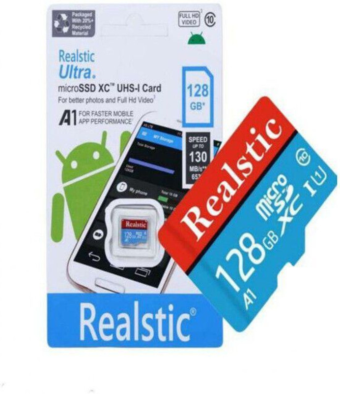 ZOLDYCK 128GB-Rl-mmc-021 Ultra 128 GB MicroSDXC Class 10 130 MB/s  Memory Card Compatible with Camera, Computer, Mobile, Tablet