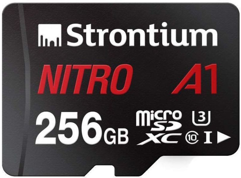 ZOLDYCK SRN256GTFU3A1A Nitro A1 256 GB MicroSDXC Class 10 100 MB/s Memory Card Compatible with Mobile(With Adapter)