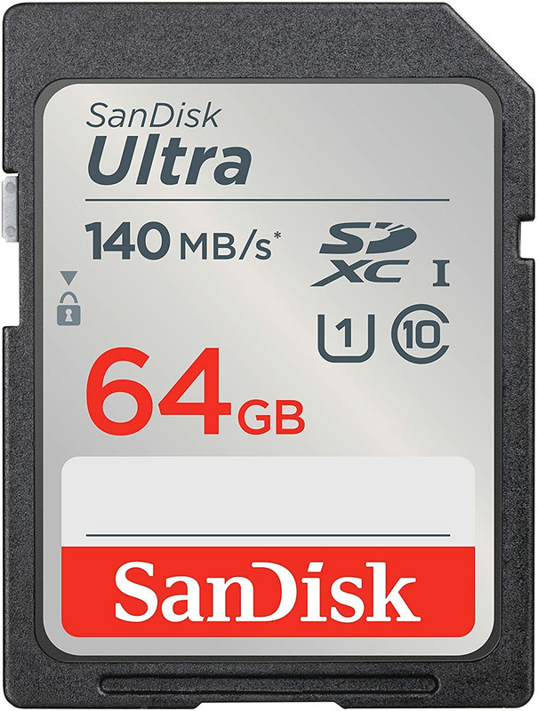 SanDisk SDSDUNB-064G-GN6IN Ultra 64 GB SDHC UHS-I Card Class 10 140 Mbps  Memory Card Compatible with Camera