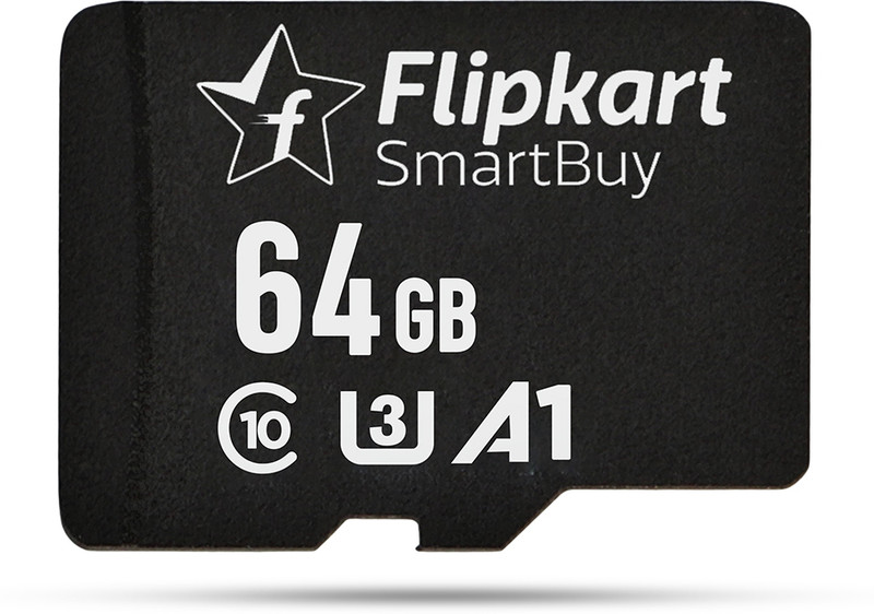 Flipkart SmartBuy FMC064-UR1-C10 64 GB MicroSDXC Class 10 20 Mb/s  Memory Card Compatible with Mobile, Tablet