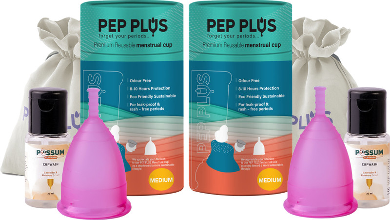 pep plus Large Reusable Menstrual Cup(Pack of 1)