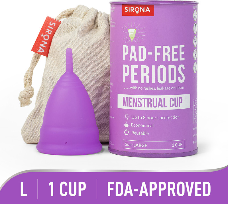 SIRONA Large Reusable Menstrual Cup(Pack of 1)