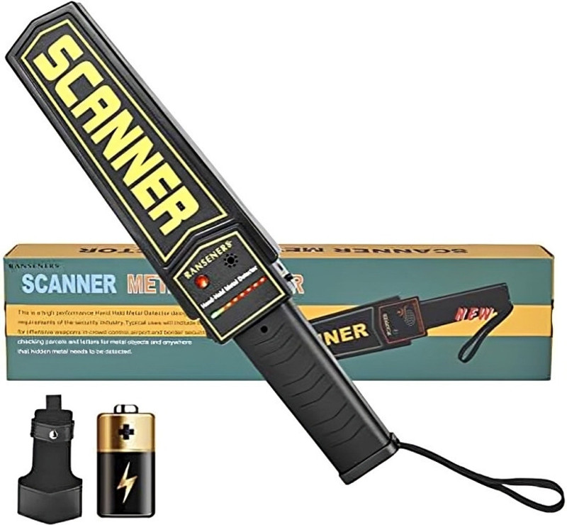 GoodsBazaar HandHeld Metal Detector with Battery Super Scanner Advanced Metal Detector