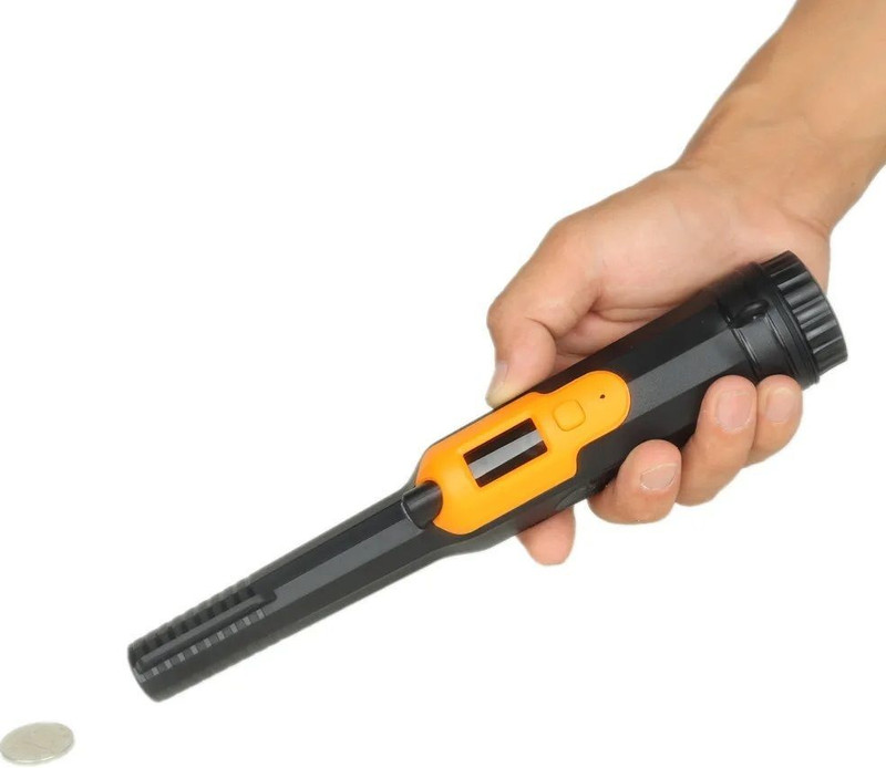 Real Instruments Metal Detector Pinpointer with LED Light 360° Detection Buzzer & Vibration Alert Advanced Metal Detector