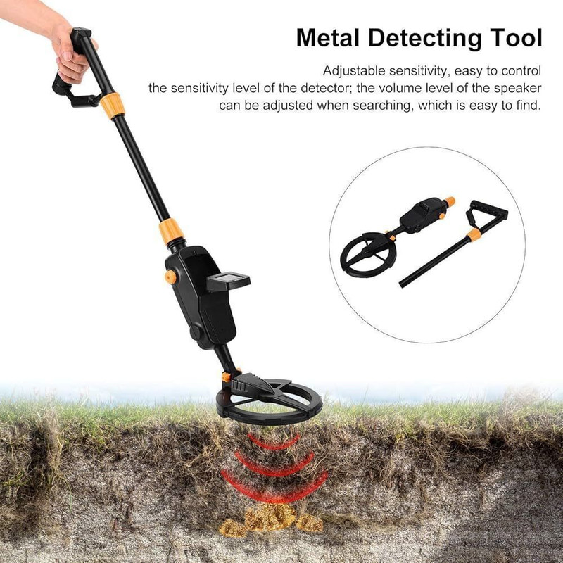 WENGONVILA Children’s Metal Detector with High Sensitivity and Waterproof Coil Advanced Metal Detector