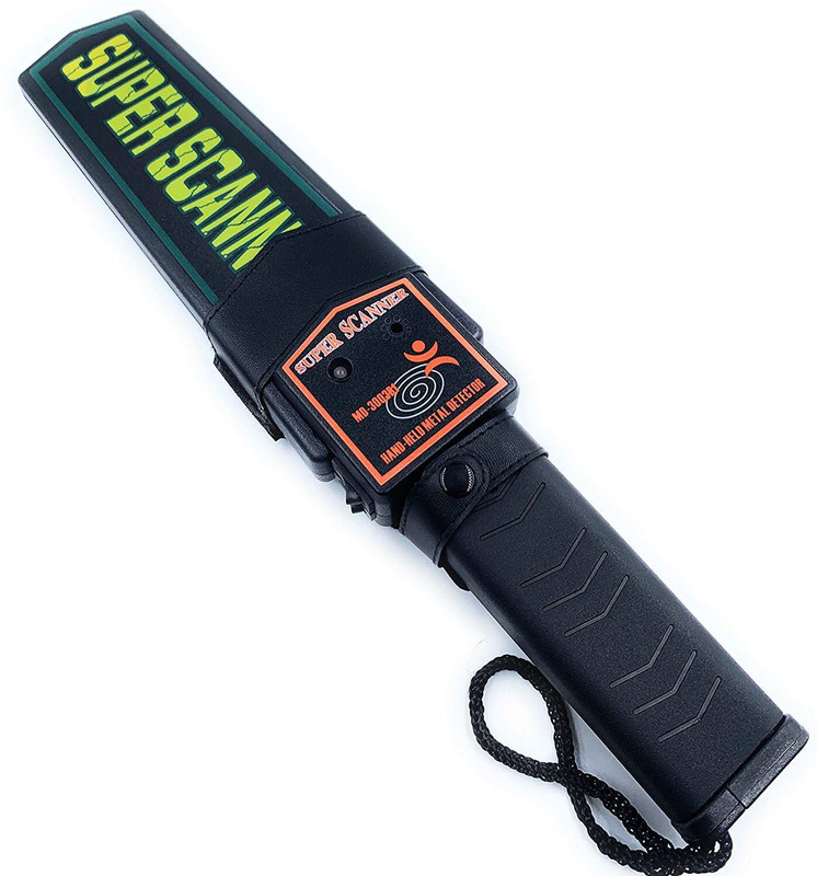 GoodsBazaar Super Security Hand Held Metal Detector Scanner with Alarm & Vibration, Belt Hol Advanced Metal Detector