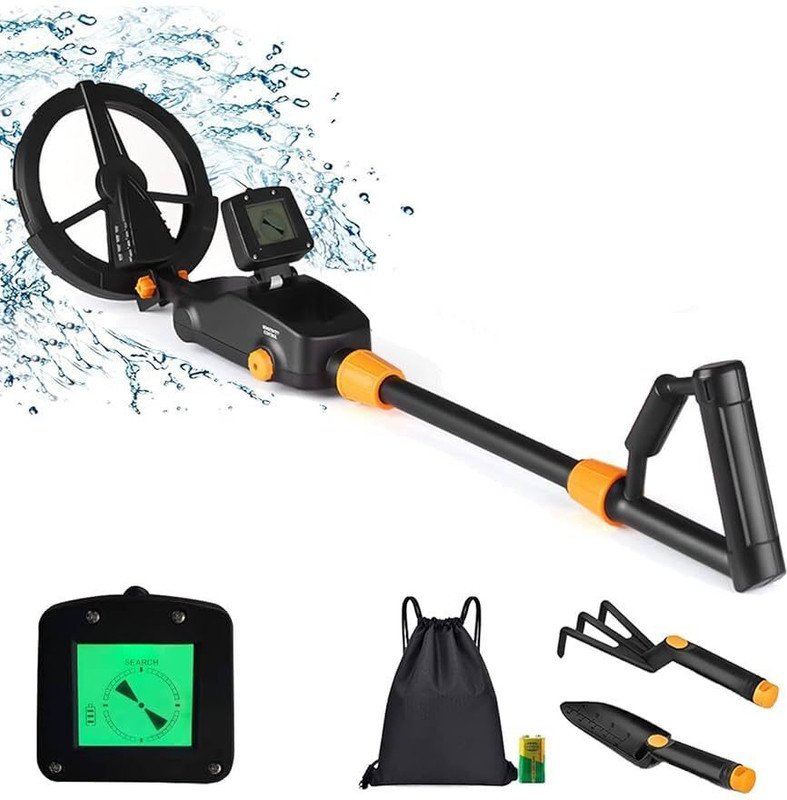 SHOPOGENIX Children’s Metal Detector with LCD Display & Shovel Kit Advanced Metal Detector