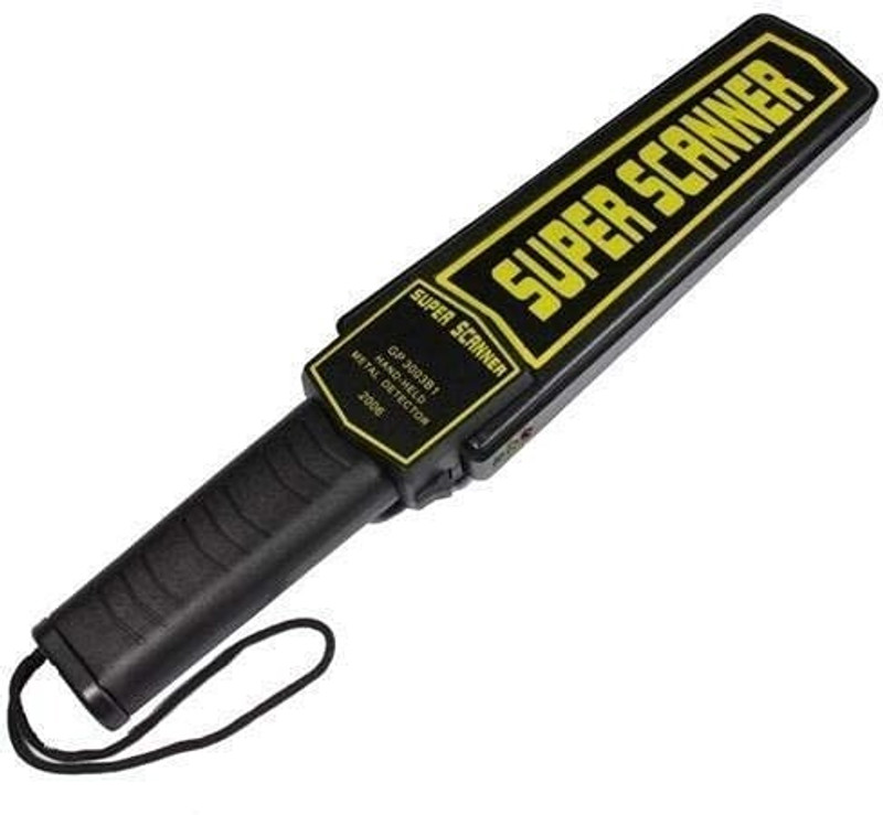 GoodsBazaar Hand Metal Detector | Super Scanner Machine Sensitivity Alarm Beep & Vibration Advanced Metal Detector