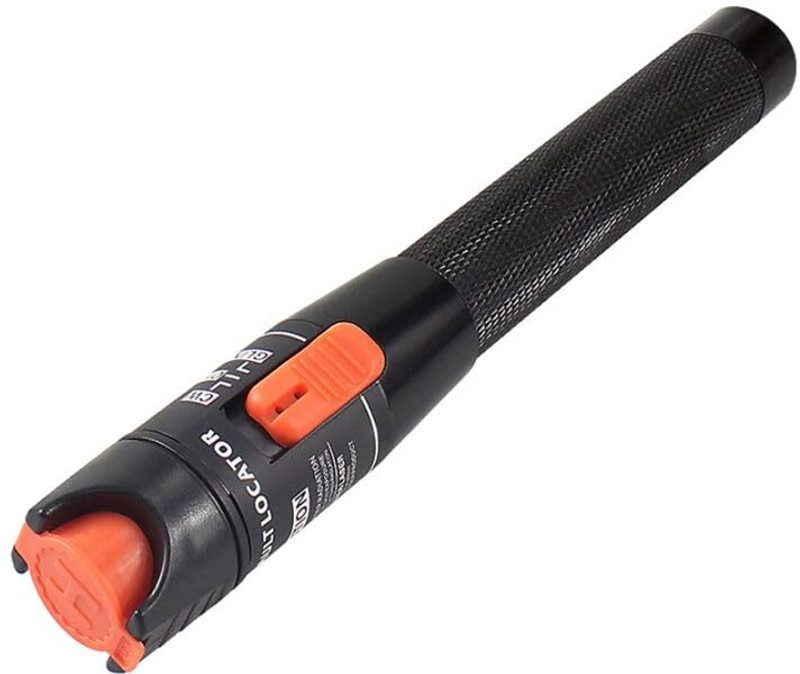 GoodsBazaar 10KM 10mW Visual Fault Locator Fiber Optic Cable Tester VFL Telecom Laser Light Advanced Metal Detector