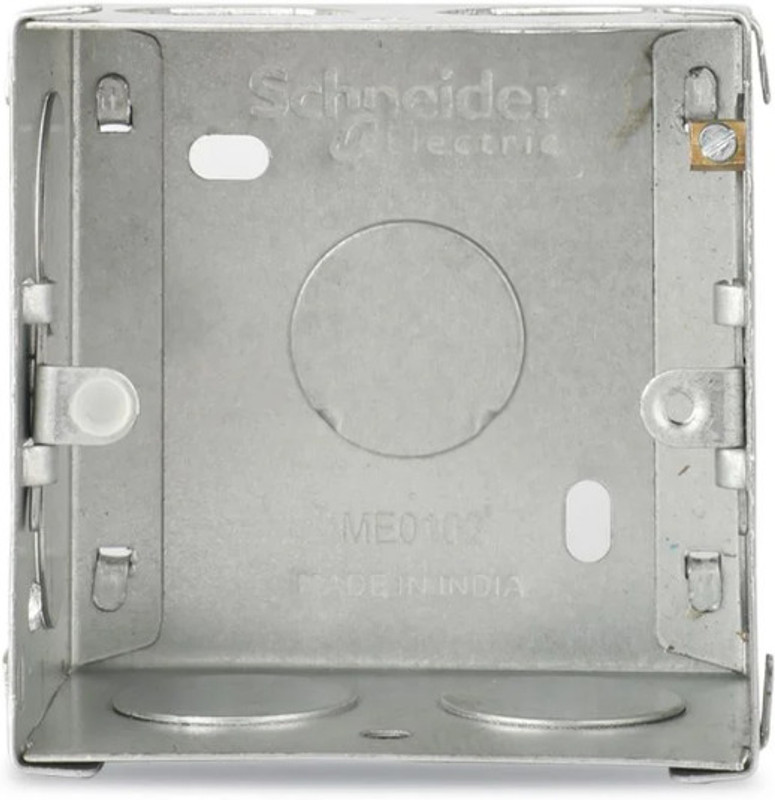 Schneider Electric 1 & 2 Module Metal Electrical Box