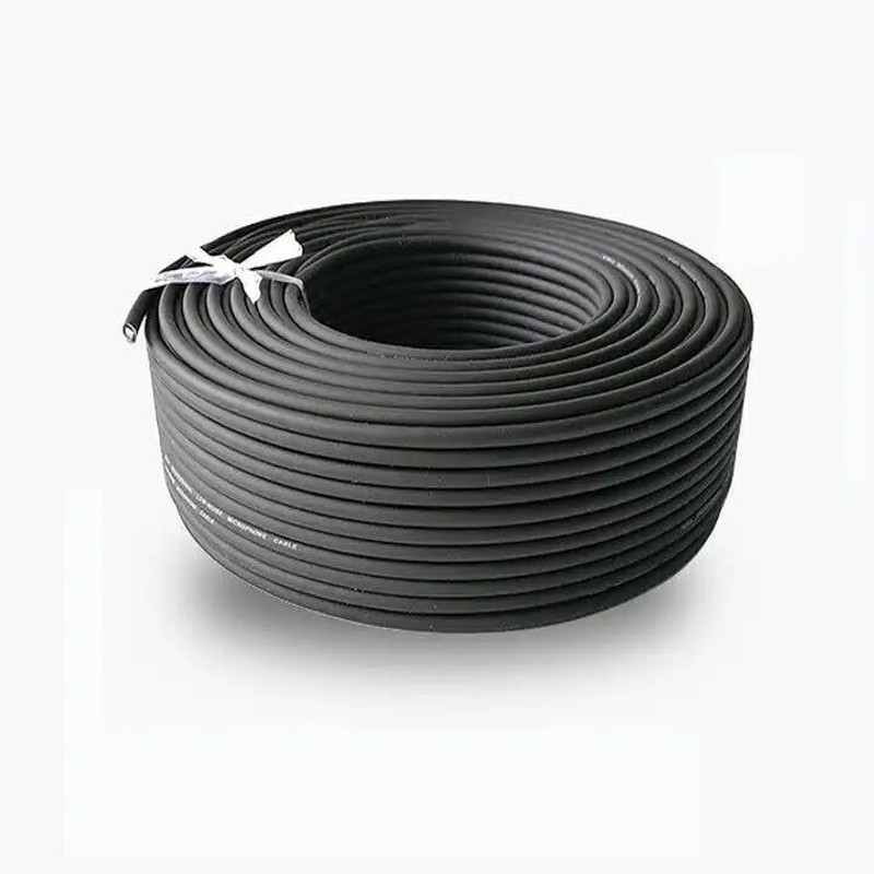Mocking Bird 90 Meter Solderable Mic Cable Roll For Making Microphone Cable, Xlr Cable Without Any Jack Pure Copper Solderable Mic Cable 64 Strand Breeding, 2 Core(Black)