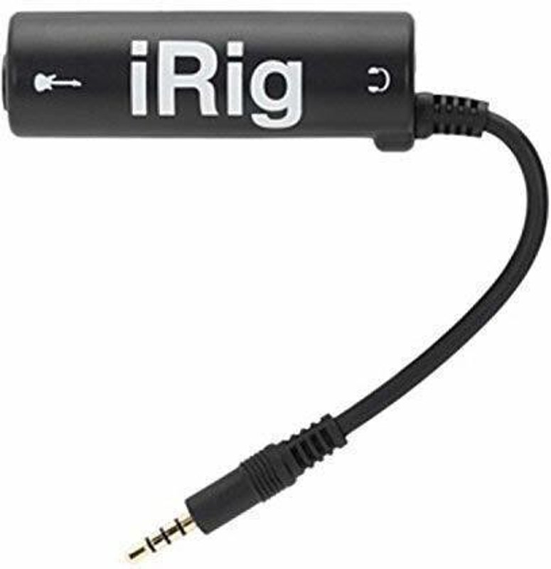 ketostics IRIG Audio Interface AMP iRig for iPod Touch, iPhone, and iPad Microphone(Black)