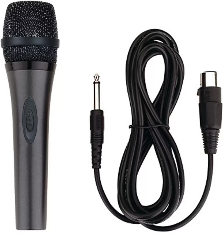 darkingwings Classic Style Dynamic Vocal Microphone Karaoke Unidirectional Clean Sound Mic Dynamic Vocal Microphone with 1.5m XLR Cable for singing mic cardioid studio(Black)