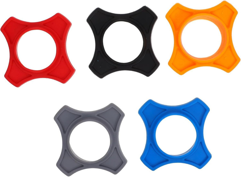KH Microphone Handheld Anti-rolling Protection Silicone Rings Assorted (PACK 5) Wireless Slip Holder Stand(Multicolor)