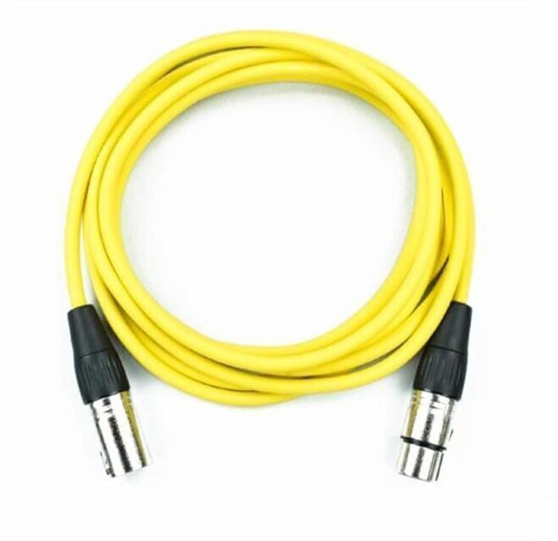 Finn XLR Male to Female Cable 3 Pin Audio Mic Cord for DMX, Amplifier, Mixer (1.5m). Microphone Cable(Multicolor)