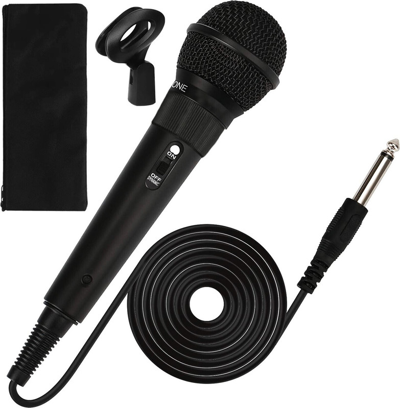 darkingwings Singing Mic Studio Voice Recording Vocal Microphone Karaoke Mic with XLR Cable Vocal Microphone(Black)