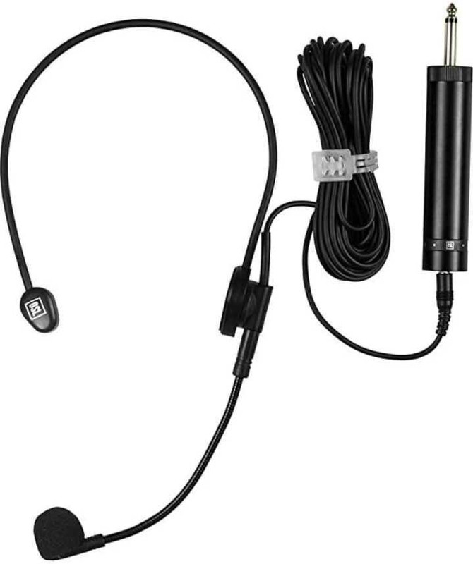 Ashraf ELECTRET CONDENSER CARDIOID NECKBAND MICROPHONE For All Amplifier ( Length 6mtr) Microphone