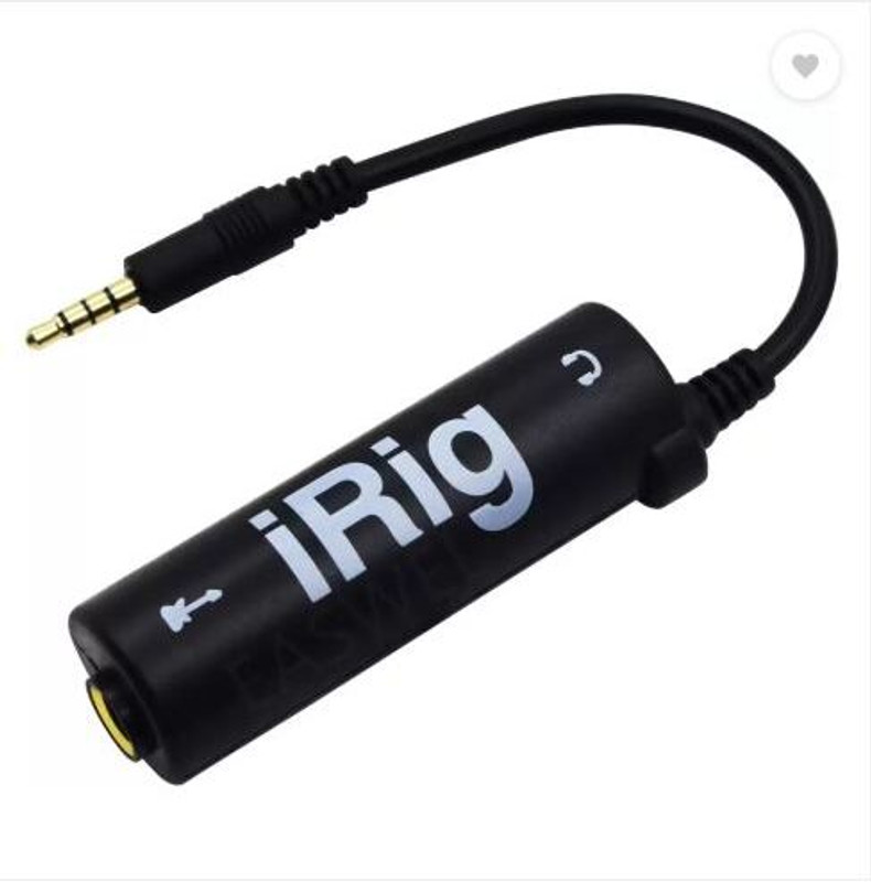 Vishbin udio Interface Guitar Effects Interface Adapter Converter IRIG Guitar Interface I RIG(Black)
