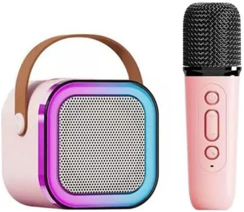 frendz K-12 Karaoke Machine: Bluetooth Speaker, Wireless Mics,Birthday Gift for Girls & boys(Pink, Blue)