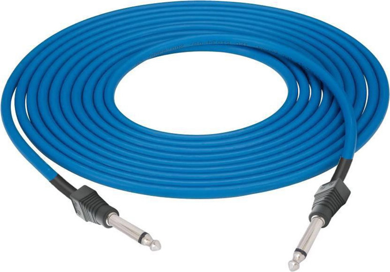 BALRAMA 10 mtr P38 Mono Male to P38 Male Mono 6.3 mm 1/4 inch Jack Cable XLR Mic Cable Double Angled XLR Patch Cable(1000 cm in Length)