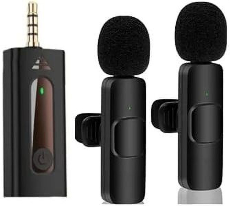 RV Enterprises K35 Pro Wireless Mic For Youtube Video Recording,&Vlog and C/ios-type Camera Microphone