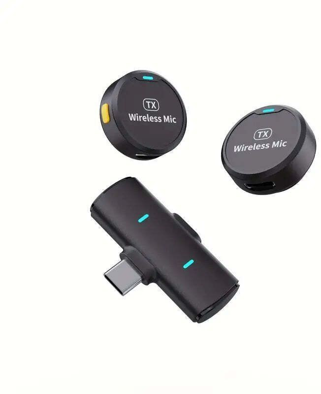 ennix M1 TX Dual Wireless Mic for Type-C Mobile | Noise Reduction | Vlogging Camera Microphone
