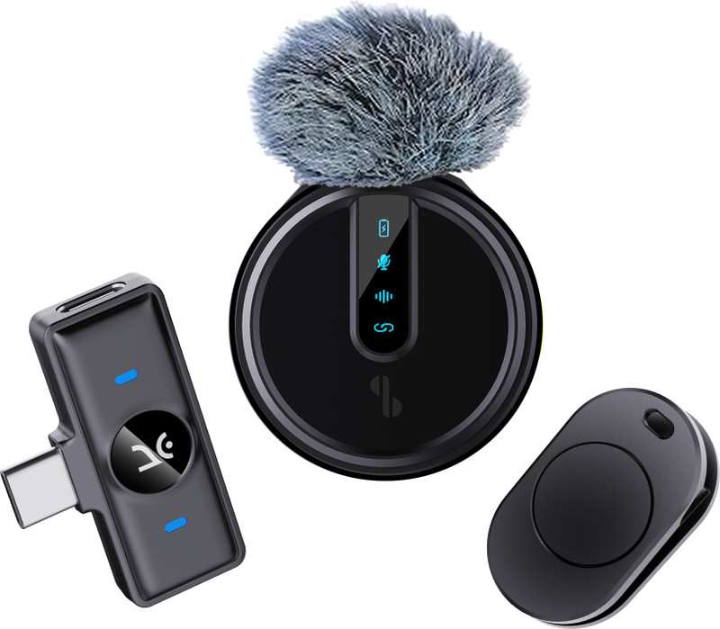 Kreo GoRec nine16 DOTS Wireless Bluetooth Mic for YouTube, Vlogging & Mobile Content Microphone