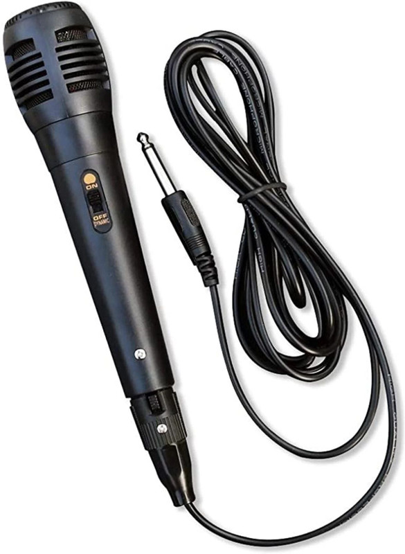 BALRAMA Mirophone_s26 Dynamic Vocal Microphone Handheld Wired Mic ON/Off Switch XLR Cable 6.5mm Jack(Black)