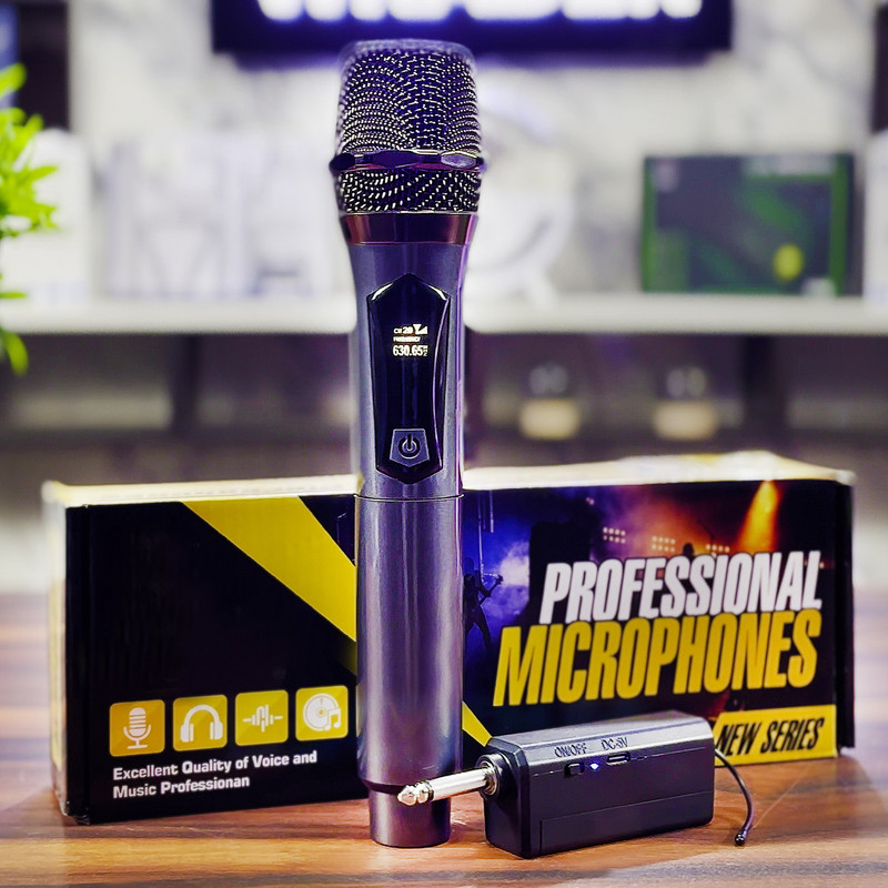WRADER Professional Wireless Karaoke Mic for Speech Public Speaking Singing Stage Party Microphone