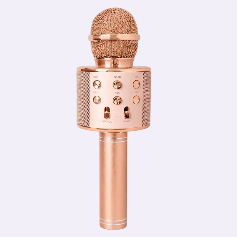 ZYNOVA WS-858 Karaoke Bluetooth Speaker, Handheld Wireless Mic for Singing Microphone