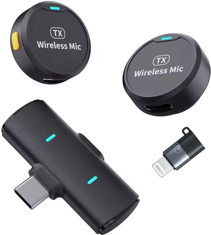 Inner TX Mini Wireless Microphone for Mobile Recording, Plug and __YZ184 Microphone