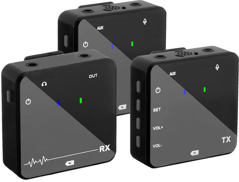Orlov K3 Dual Channel Wireless Microphone for Podcast, Vlogging, Interview Camera Microphone
