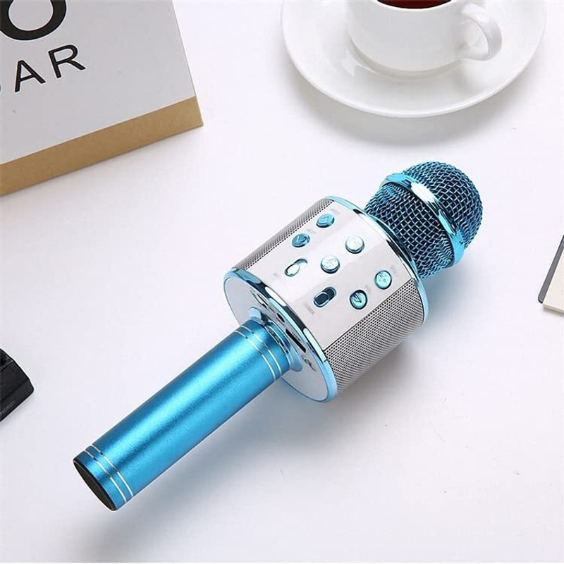 MAHADEV Toy Karaoke Microphone | Birthday Gift for Girls, and Boys Ages 3, 4-5, 6, 7,Y(Blue)