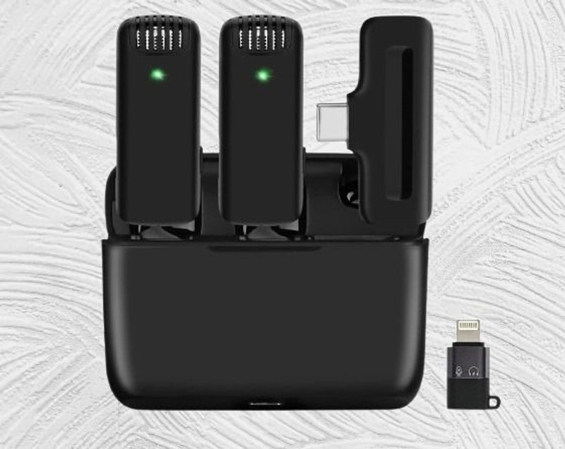 RV Enterprises J13 Wireless Lavalier Microphone Professional Video Recording Camera Microphone