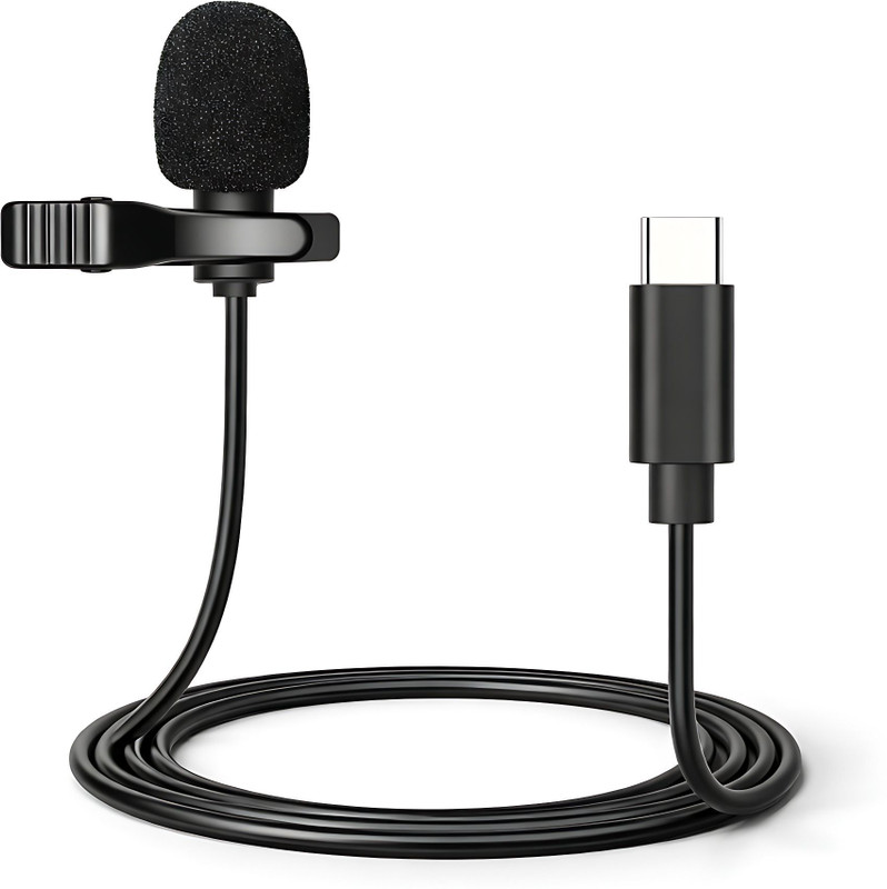 MAK Professional Type-C Wired Microphone for Content Creators Microphone