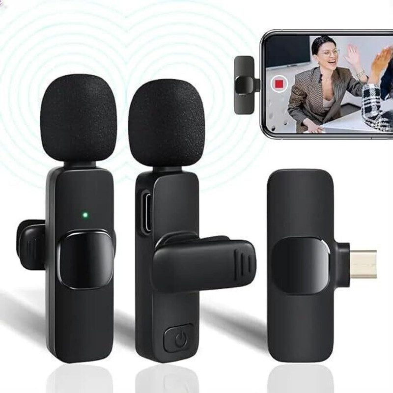 MOBONE K9 Plug and Play Collar Mic Premium Quality Voice Recording Lapel Mic Microphone