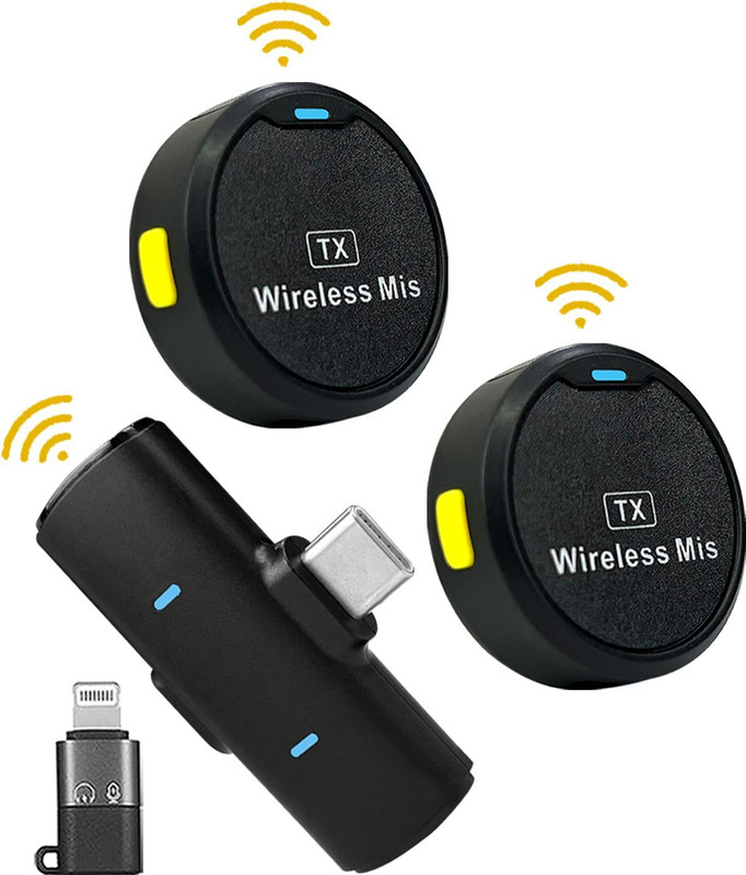 WRADER Round Mic Noise Reduction for Youtube Video Recording ASMR Podcast Vlogging Microphone