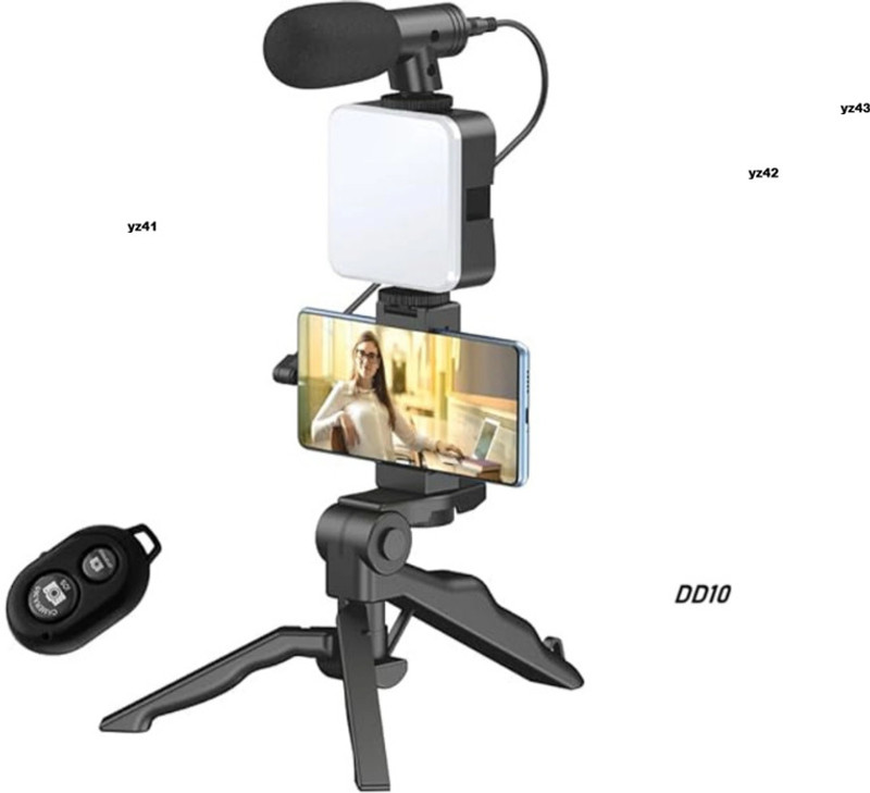 morbee Vlogging Kit for Video Making, Mic, Mini Tripod Stand Microphone DD10 yz 43 Microphone