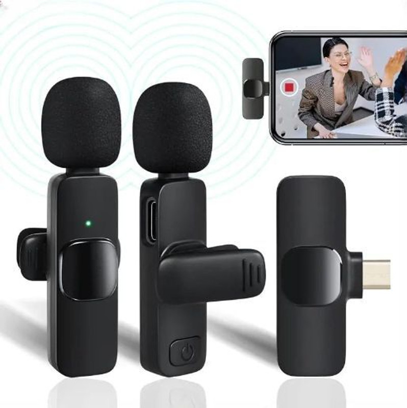 SS Store MIC83-IE148-K8 Collar Interview Live Streaming YouTube Compatible Microphone Camera Microphone