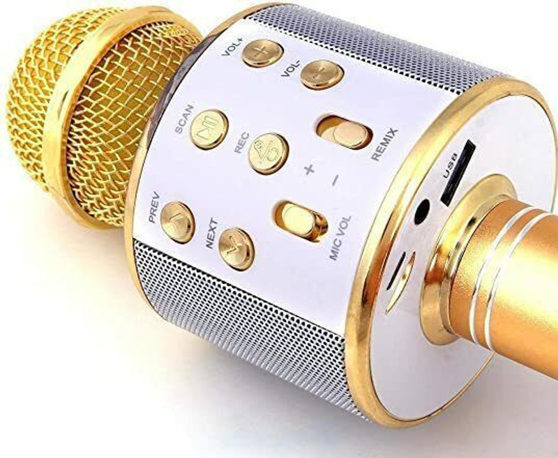 Seraphic Wireless Karaoke Mic with Speaker | Handheld Bluetooth Karaoke Microphone Microphone