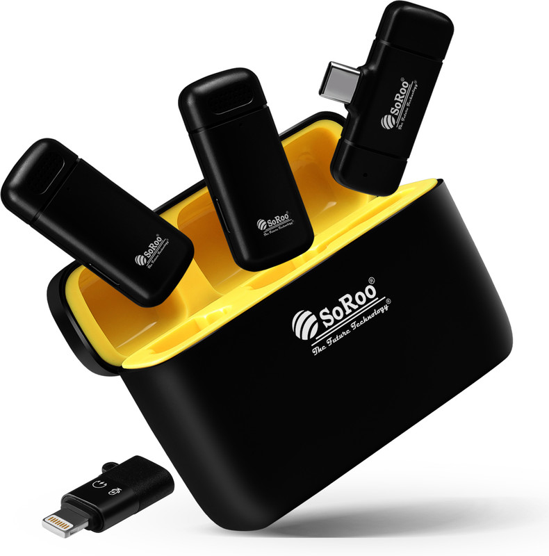 SoRoo Dual Wireless Mic for Vlogging & Recording Microphone