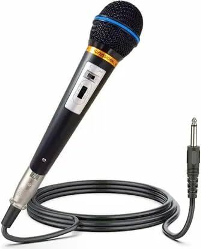 QUBE Professional Dynamic Cardioid Vocal Multi-Purpose Mic XLR-1/4" Singing Playback Microphone