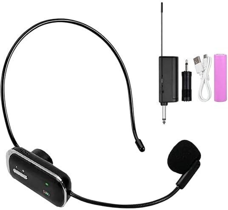 KH HY-41 Wireless UHF Headset Mic – Head-Mounted Mic for Teaching, Livestreaming Microphone